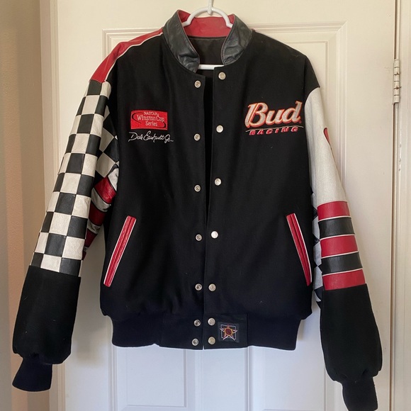 Wilsons Leather Winston Cup Series Racing Dale Earnhardt Jr Reversible  Jacket